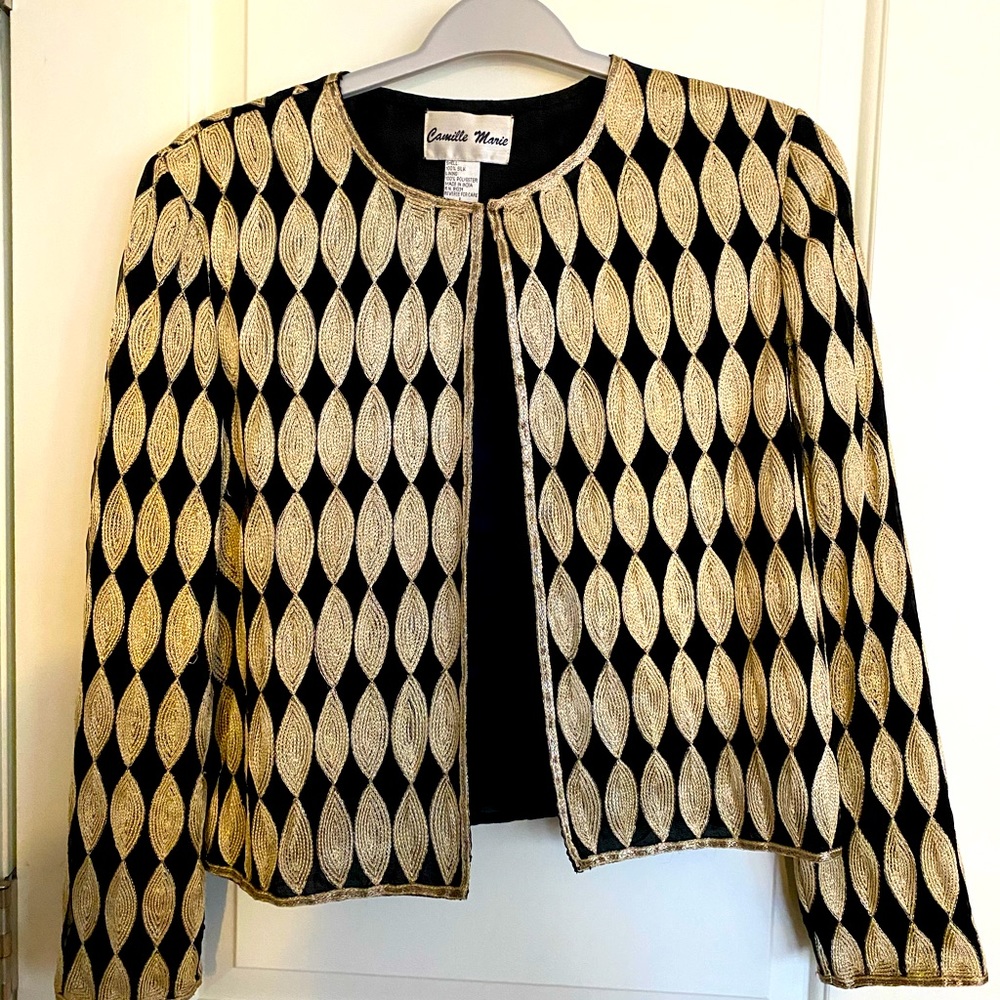Embroidered Blazer